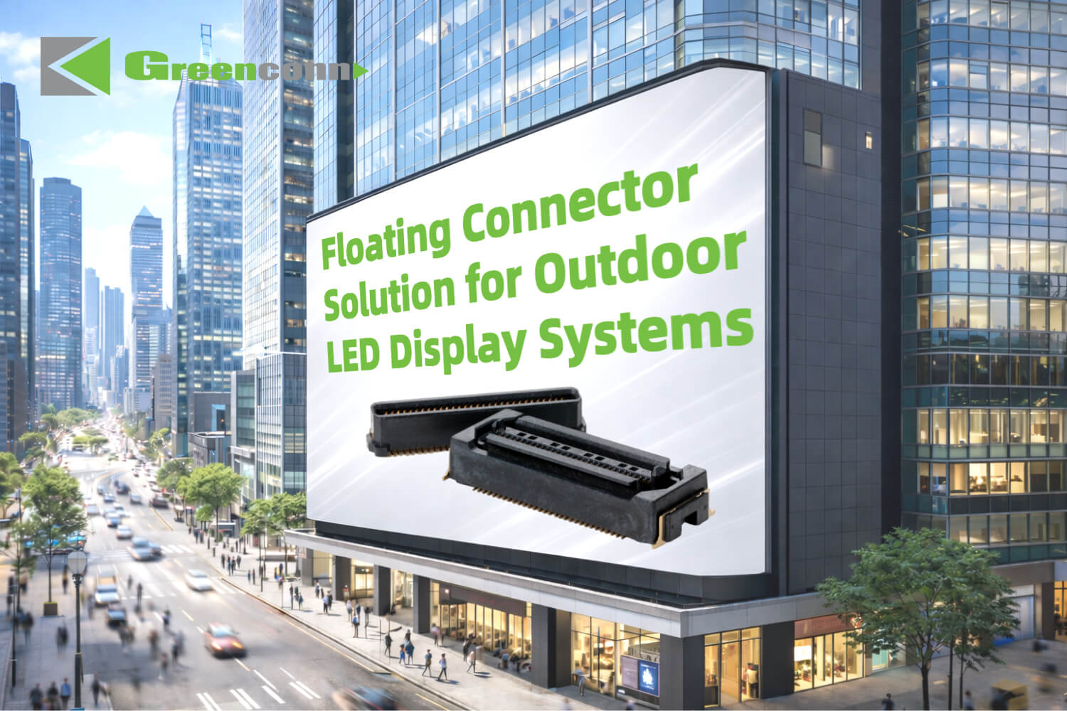 Floating Connector Solutions for Outdoor LED Display Systems