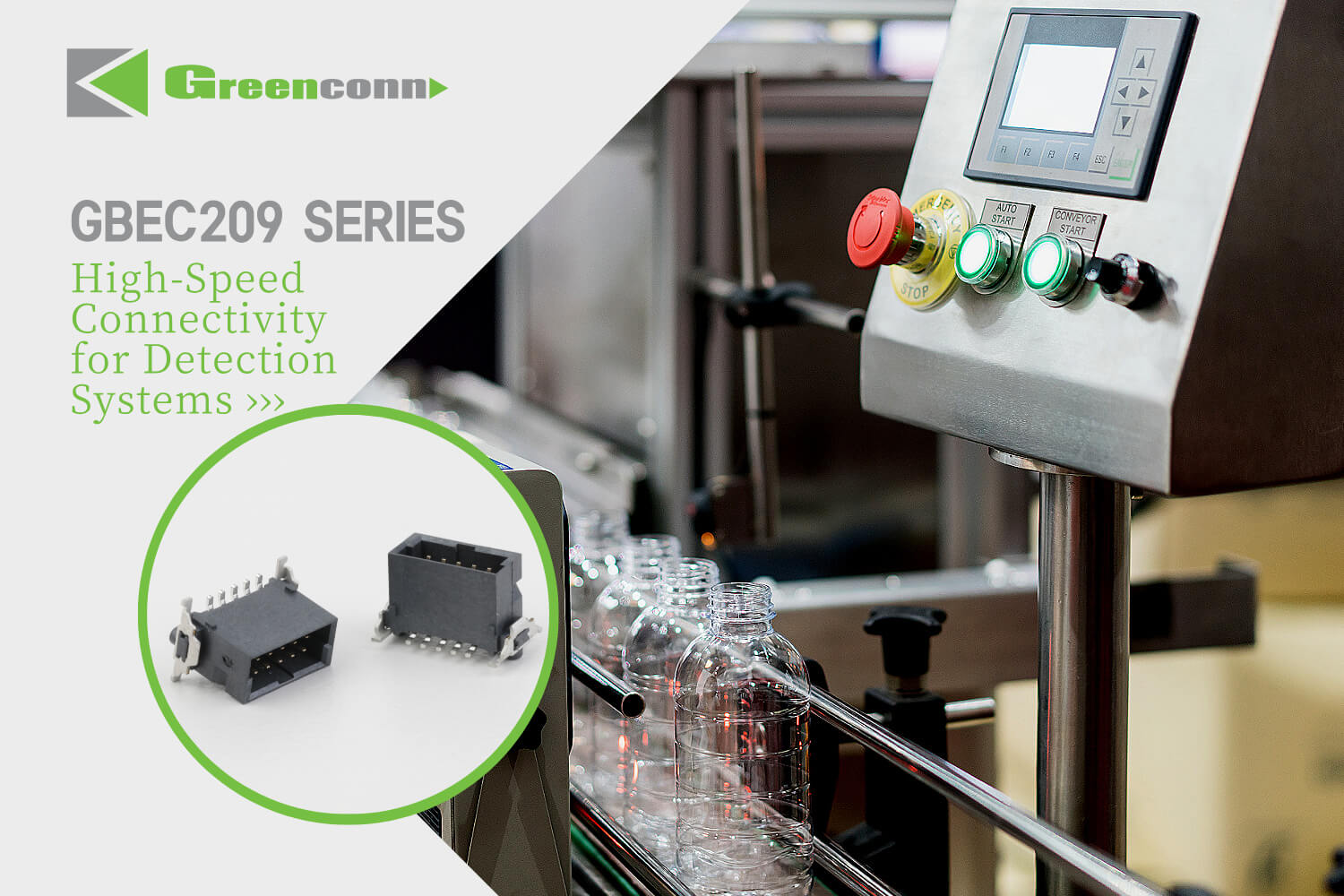 Greenconn High-Speed Connectors for Precision Metal Detection