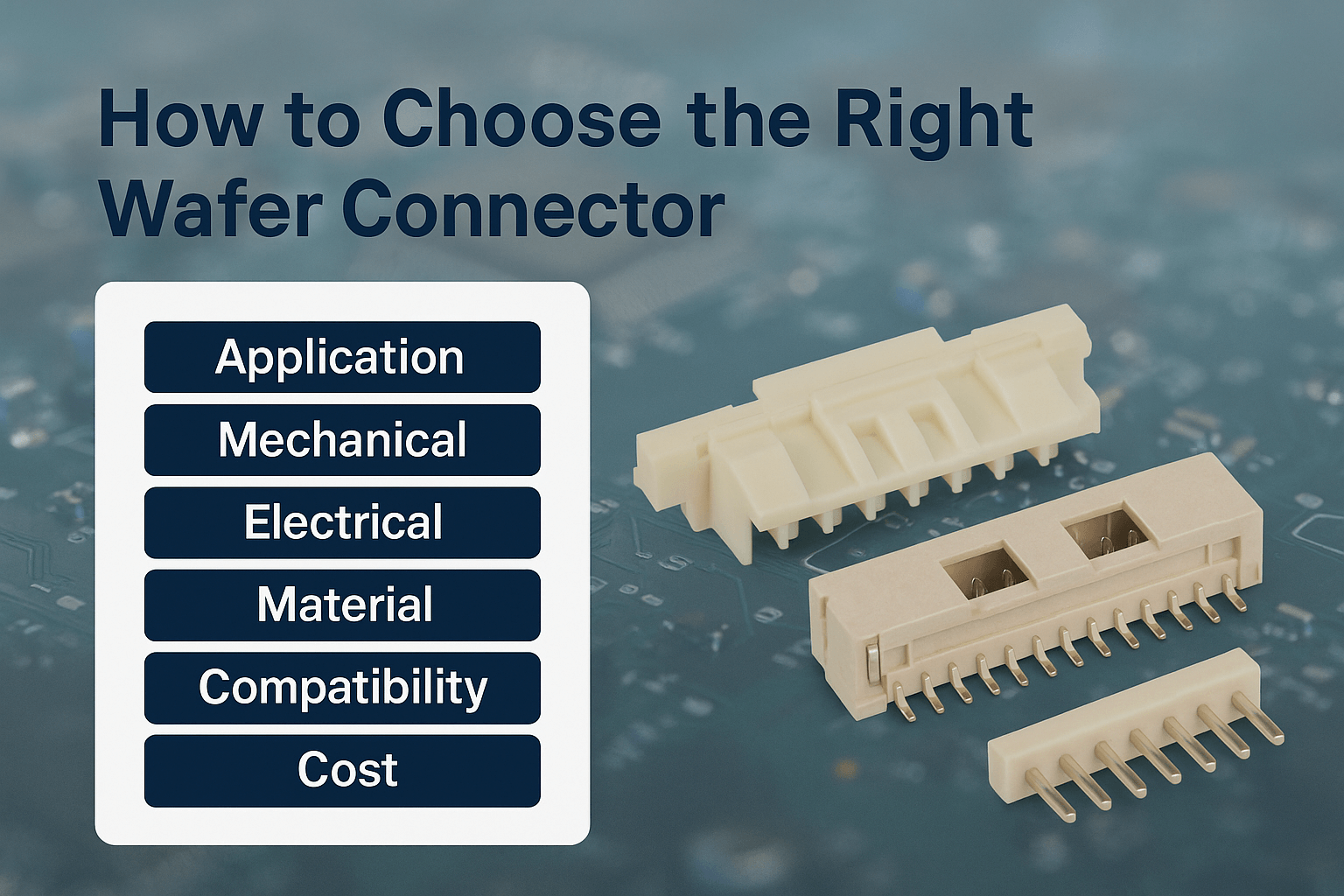 如何选择合适的Wafer连接器